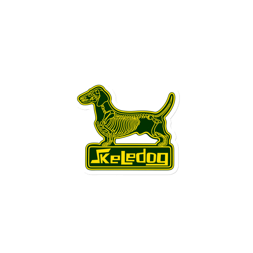 Skeledog Logo Magnet – Dog Skeleton Fridge Magnet