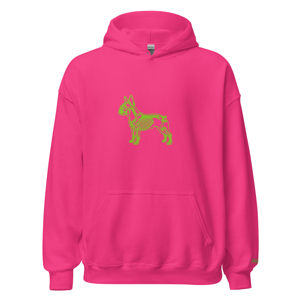 French Bulldog Skeleton Hoodie – Frenchie Lover Gift Sweatshirt
