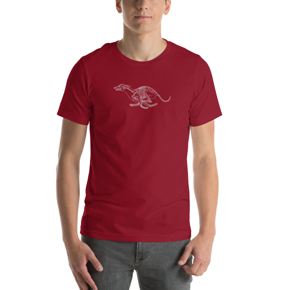 Greyhound Skeleton T-Shirt – Sighthound Dog Lover Gift