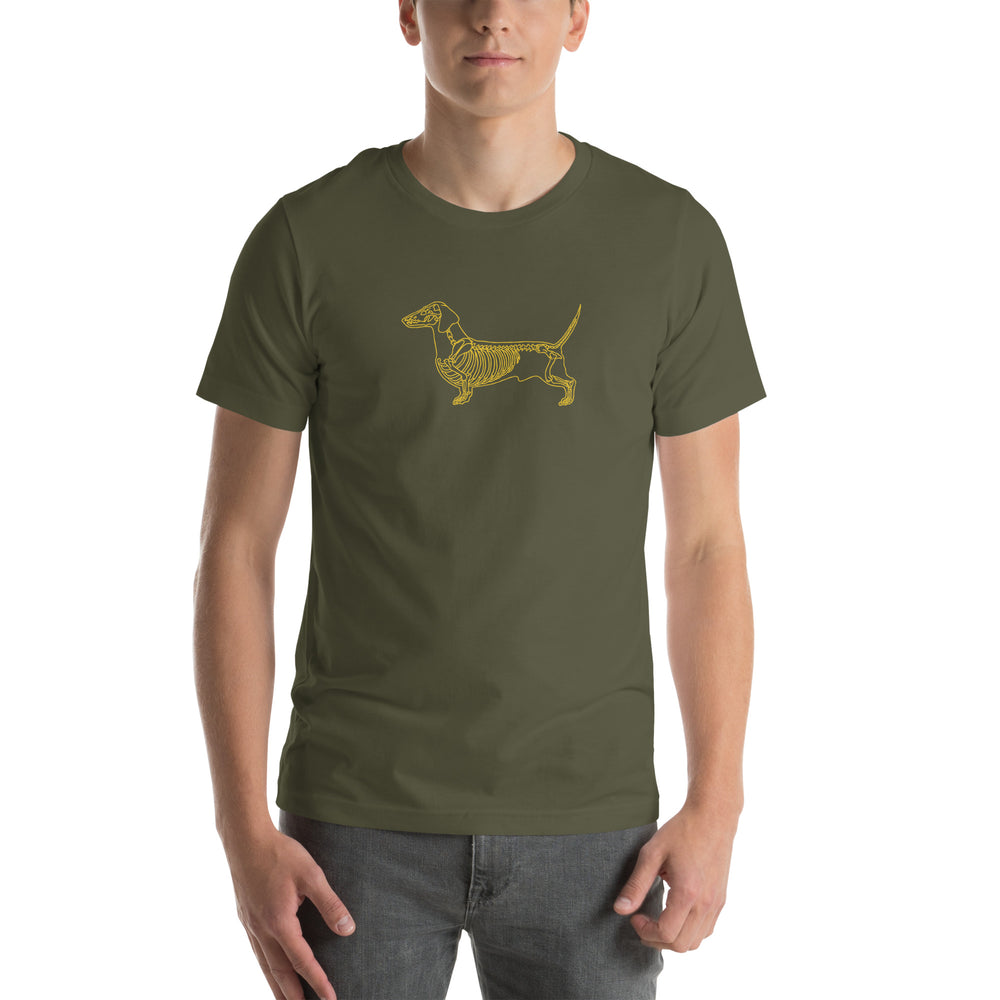 Dachshund Skeleton T-Shirt – Wiener Dog Lover Gift